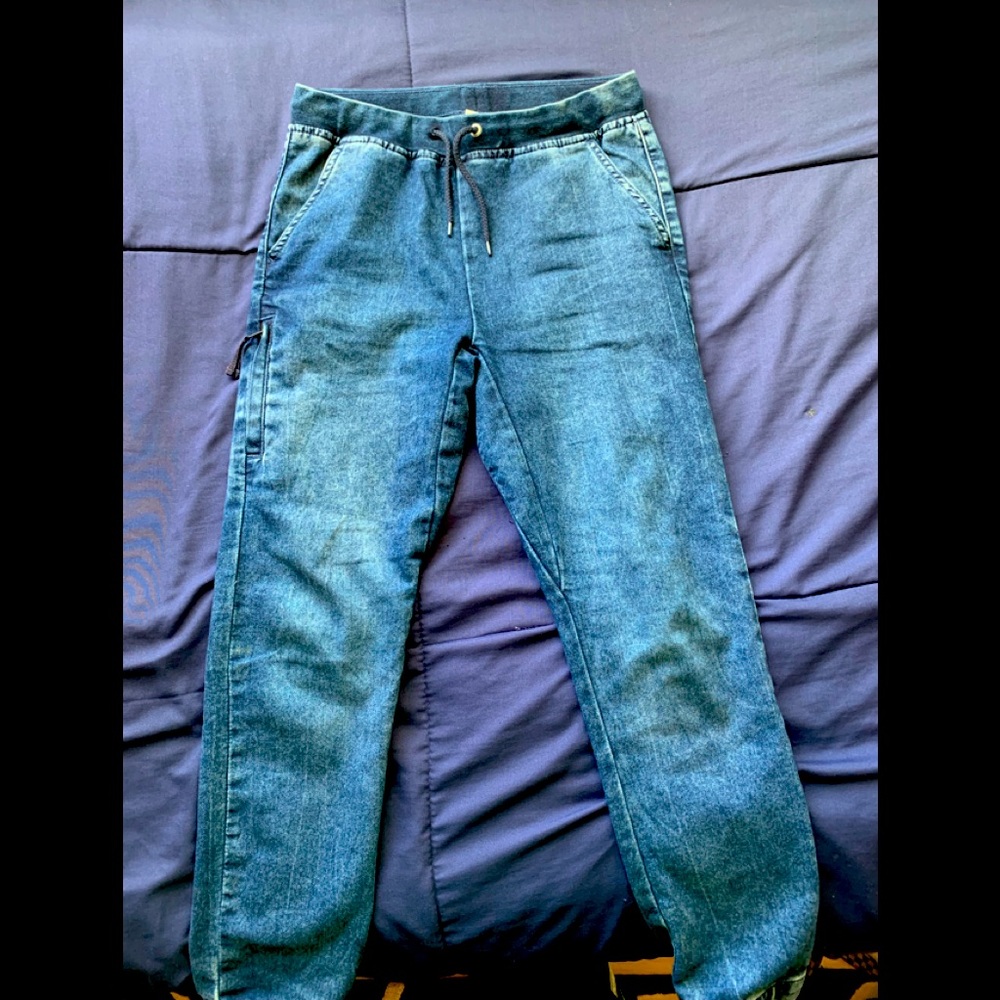 Blue pants